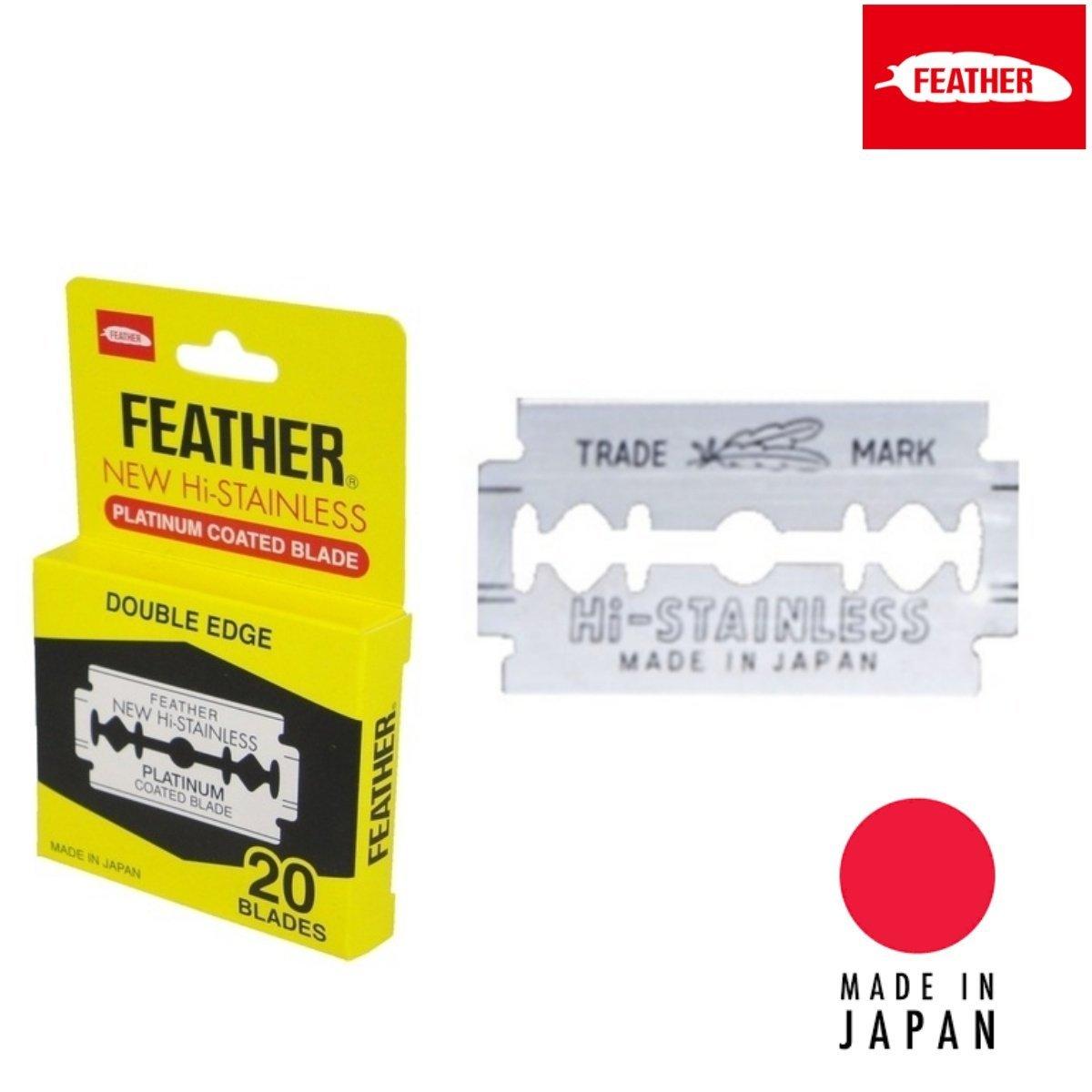 Feather Japan HI-STAINLESS Double Edge Replacement Blade - Scissor Hub Australia