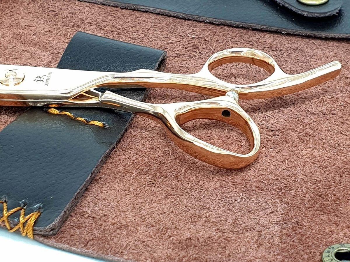 Juntetsu Rose Gold Thinning Scissors - Scissor Hub Australia