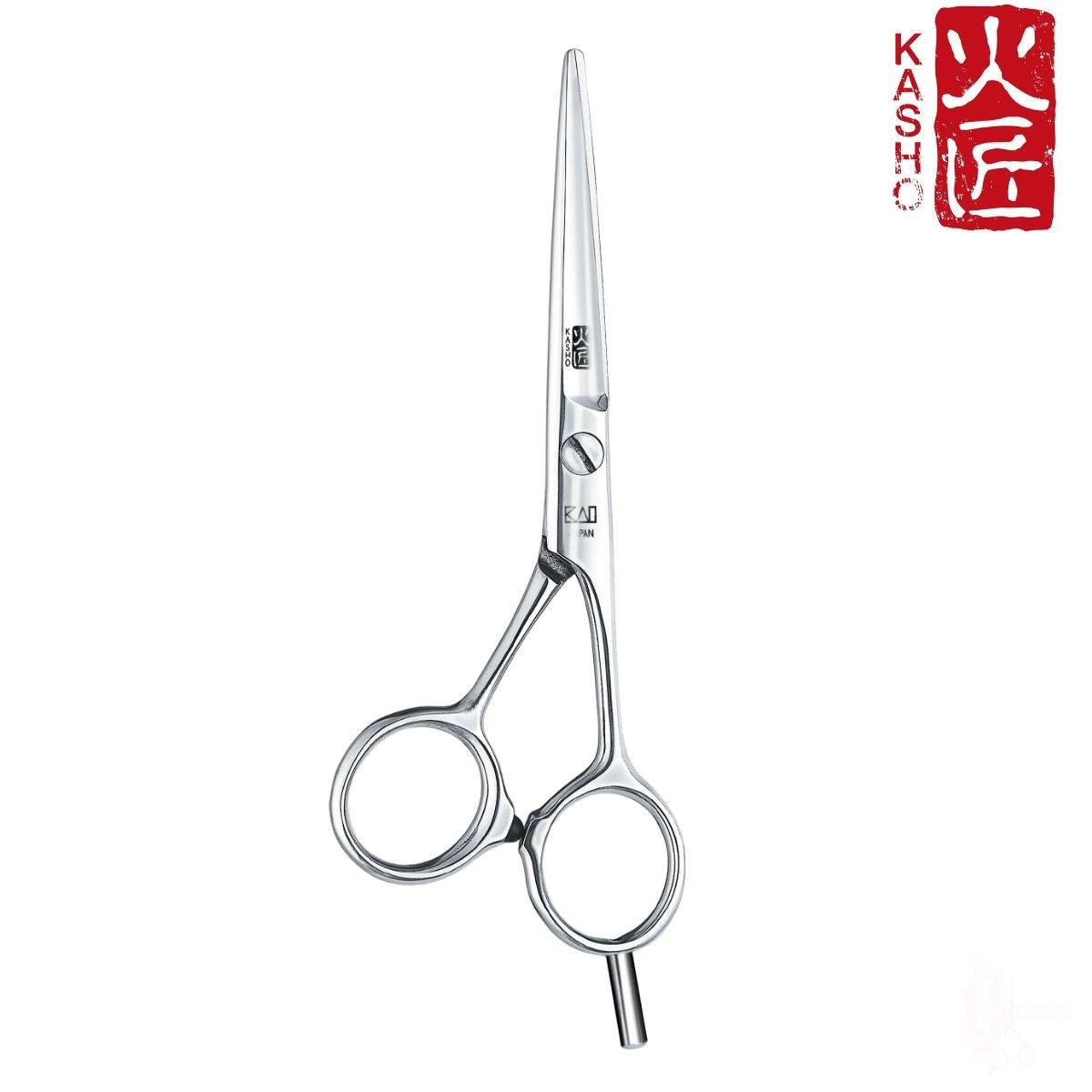 Kasho Blue Offset Hair Cutting Scissors - Scissor Hub Australia