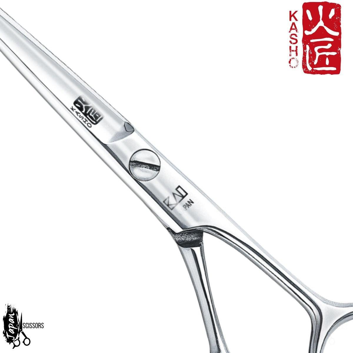 Kasho Blue Offset Hair Cutting Scissors - Scissor Hub Australia
