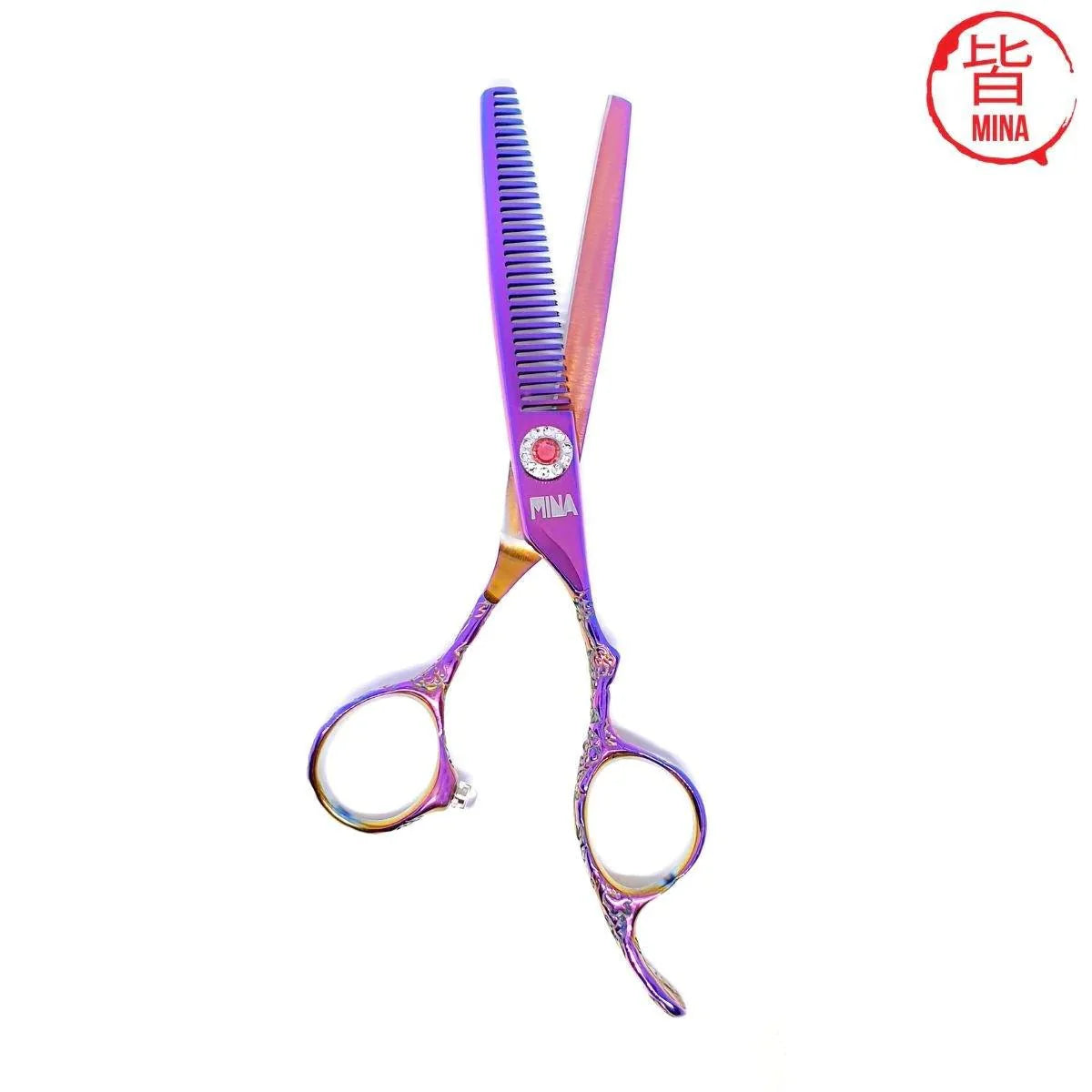 Mina Rainbow II Cutting & Thinning Scissor Set - Scissor Hub Australia