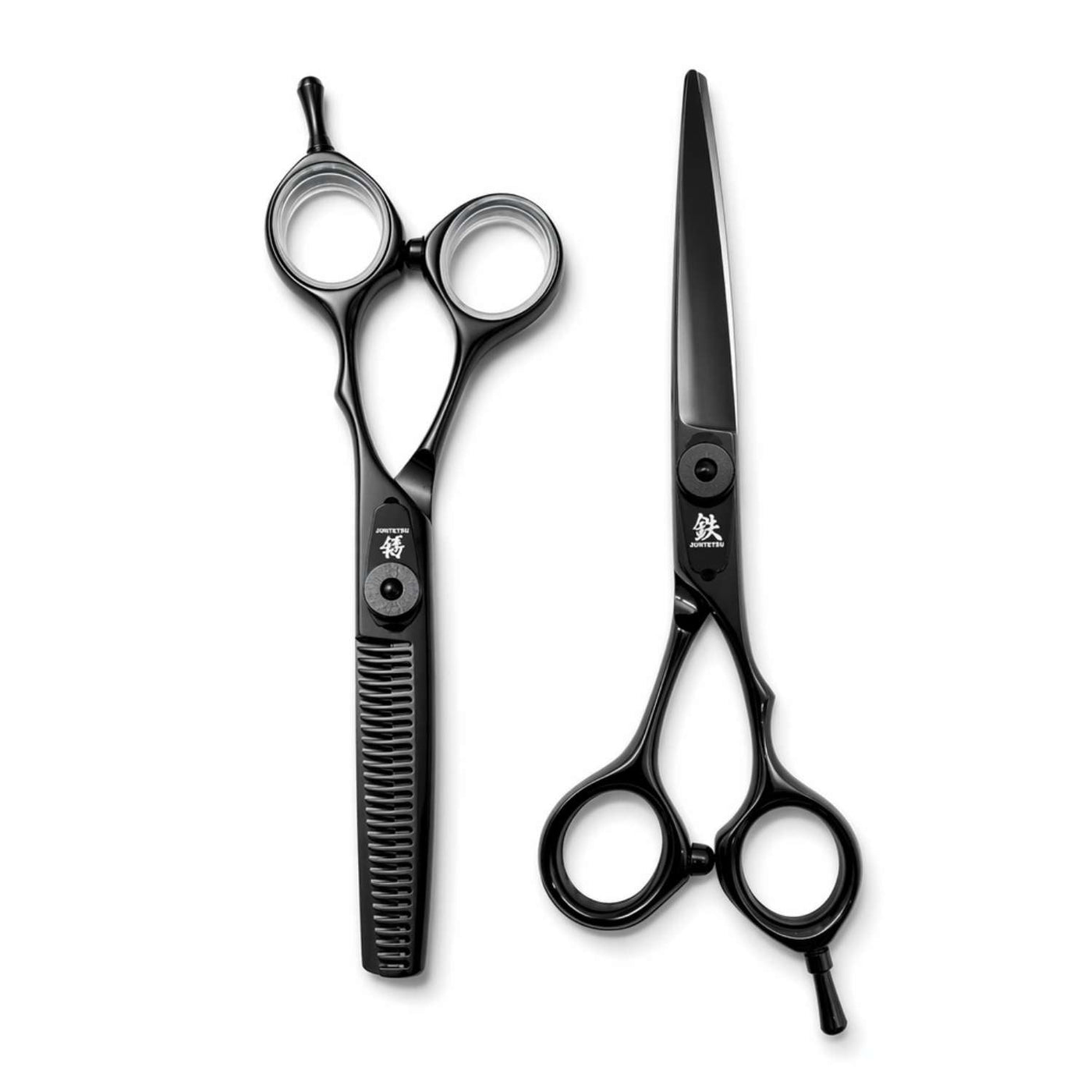 JUN-VGB-S55 — Juntetsu VG Black Cutting & Thinning Set
