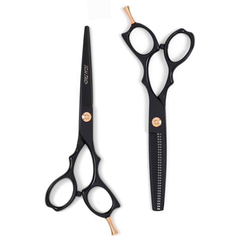 Ichiro Ash Gold Hairdressing Scissor Set - Scissor Hub Australia #dark