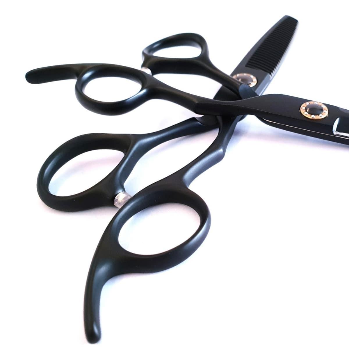 Ichiro Matte Black Professional Hairdressing Scissors Set - Scissor Hub Australia