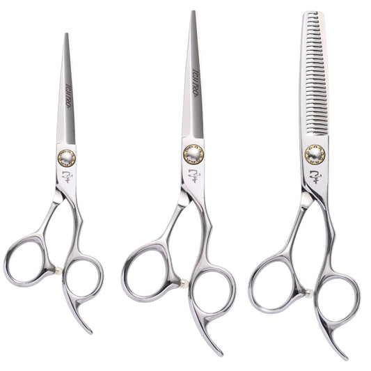 Ichiro Offset Master 3 Piece Hair Cutting Scissor Set - Scissor Hub Australia