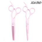 Ichiro Pastel Pink Hairdressing Scissor Set - Scissor Hub Australia