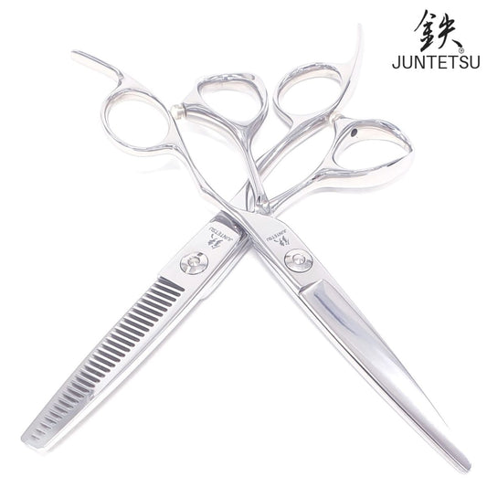 Juntetsu Offset Hairdressing Scissor Set - Scissor Hub Australia