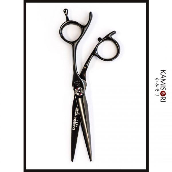 Kamisori Black Diamond Hair Cutting Scissors - Scissor Hub Australia #dark