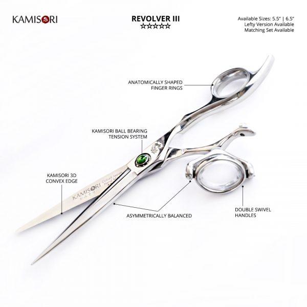 Kamisori Revolver III  Swivel Professional Haircutting Scissors catalogue photograph