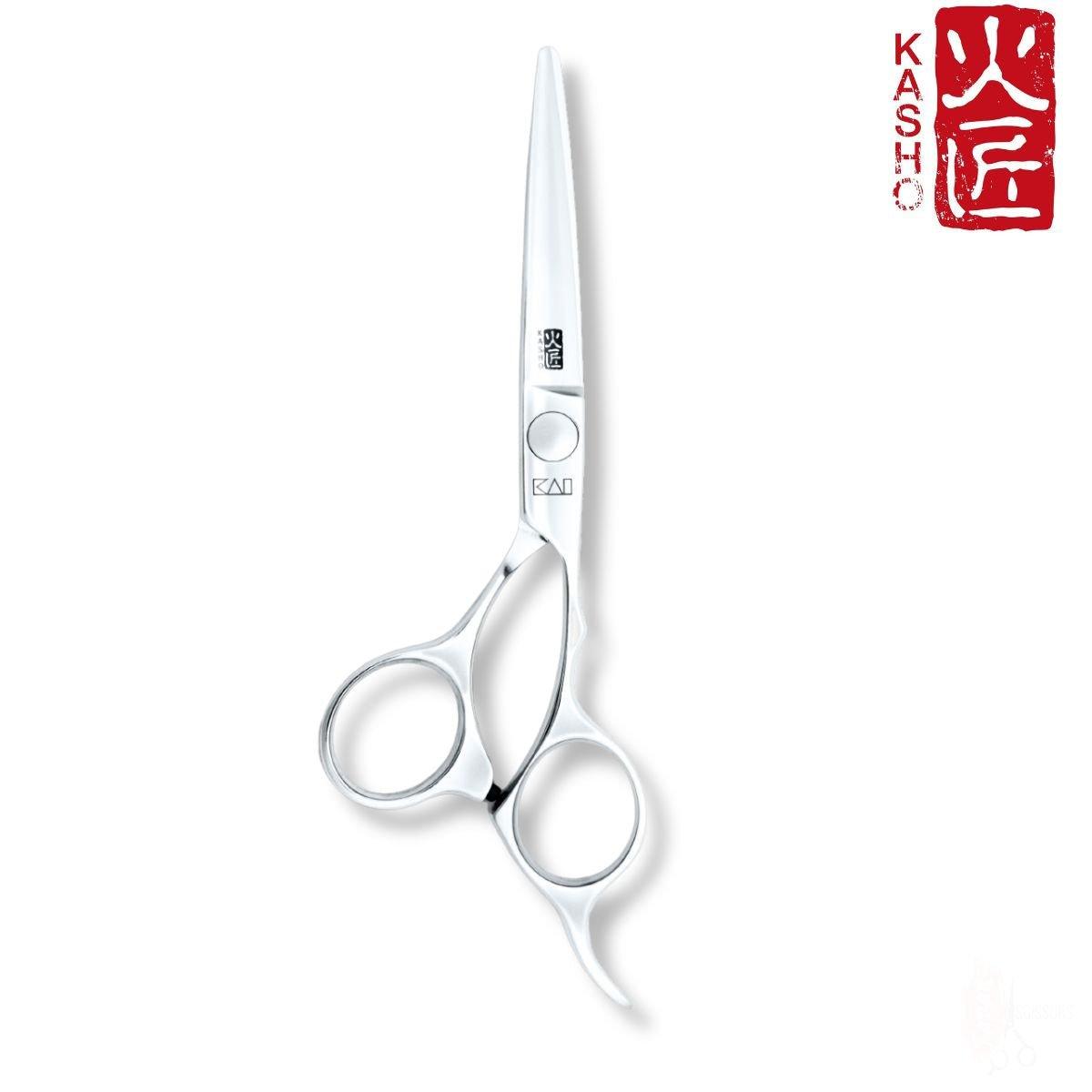Kasho Chrome Offset Hair Cutting Scissors - Scissor Hub Australia