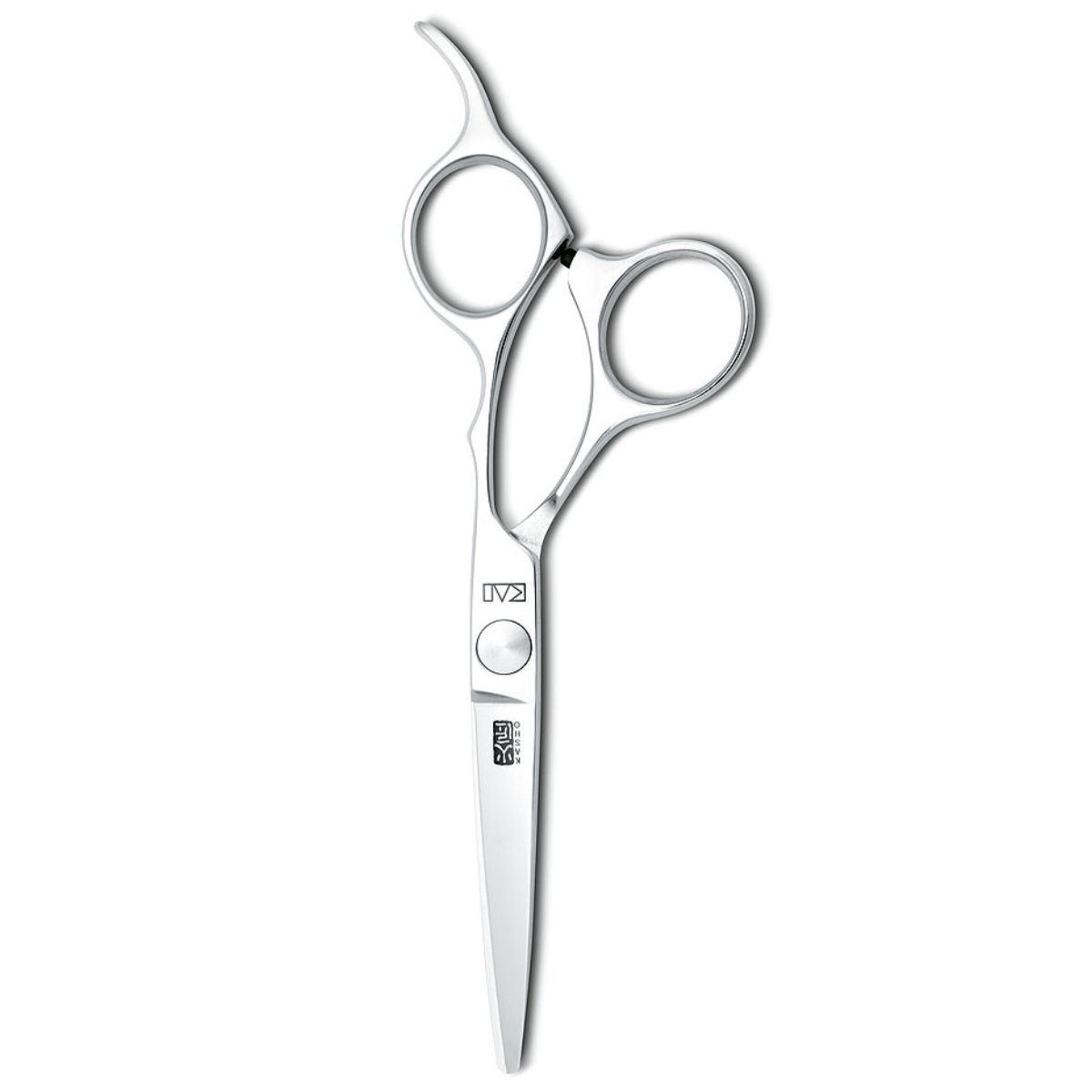 Kasho Chrome Offset Hair Cutting Scissors catalogue photograph