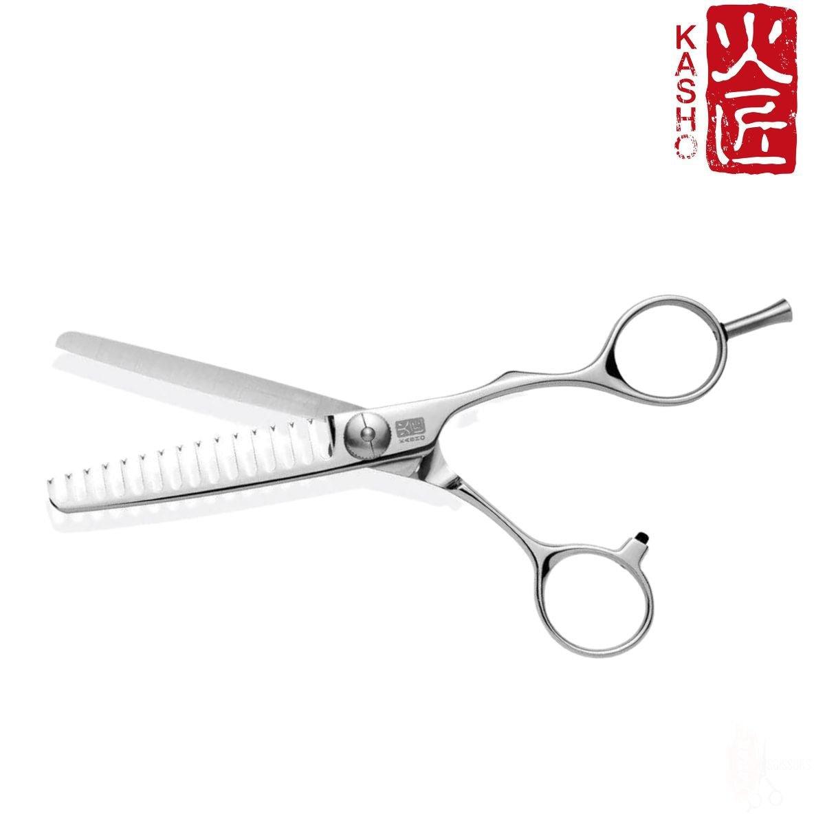 Kasho Design Master Reverse Thinning, Texturizing & Blending Scissors - Scissor Hub Australia