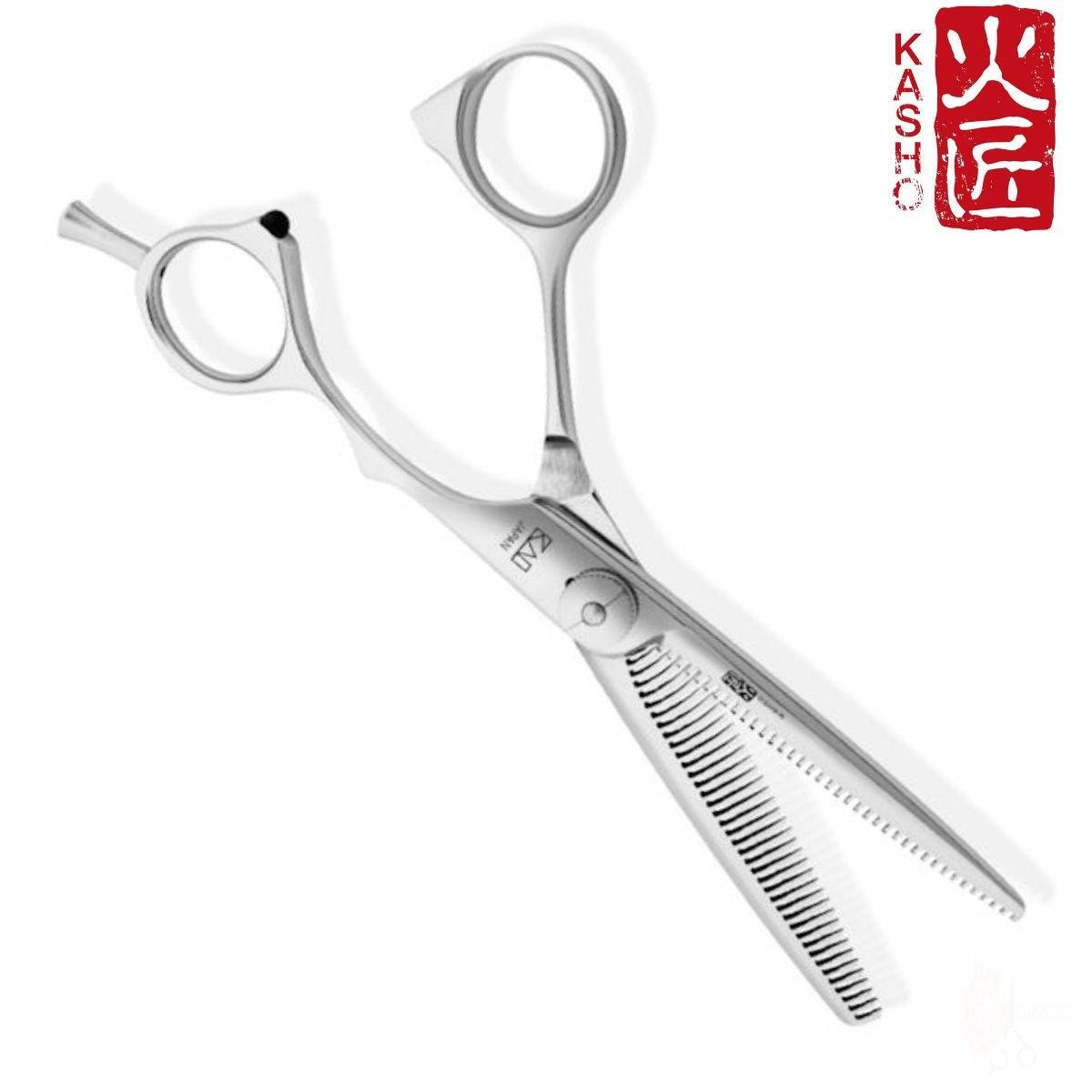 Kasho Green Hair Thinning Scissors - Scissor Hub Australia