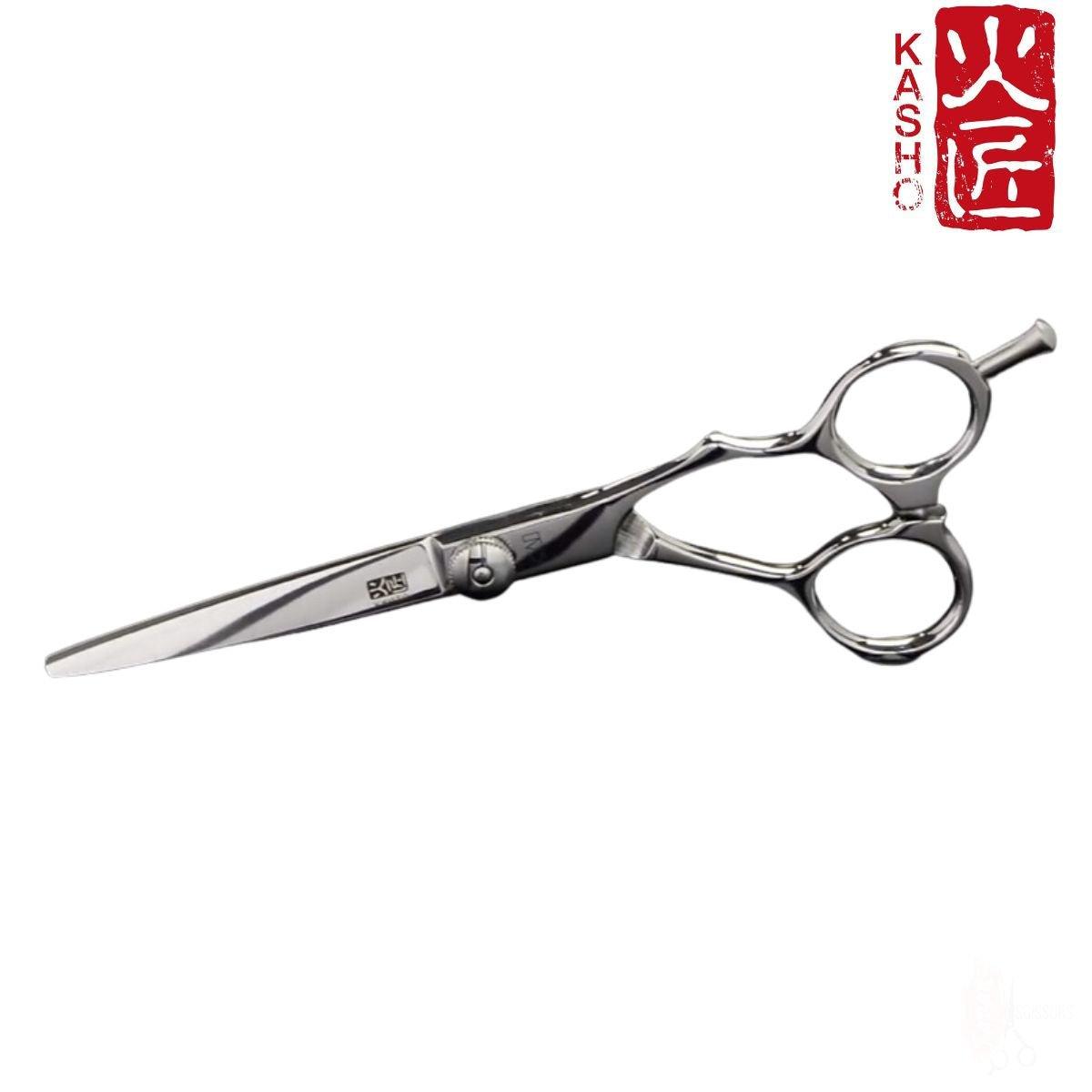 Kasho Green Semi-Offset Hair Cutting Scissors - Scissor Hub Australia