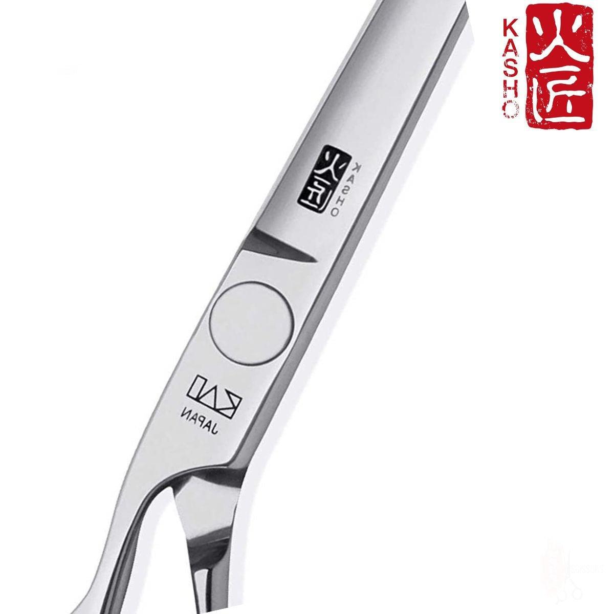 Kasho Silver Offset Hair Cutting Scissors - Scissor Hub Australia