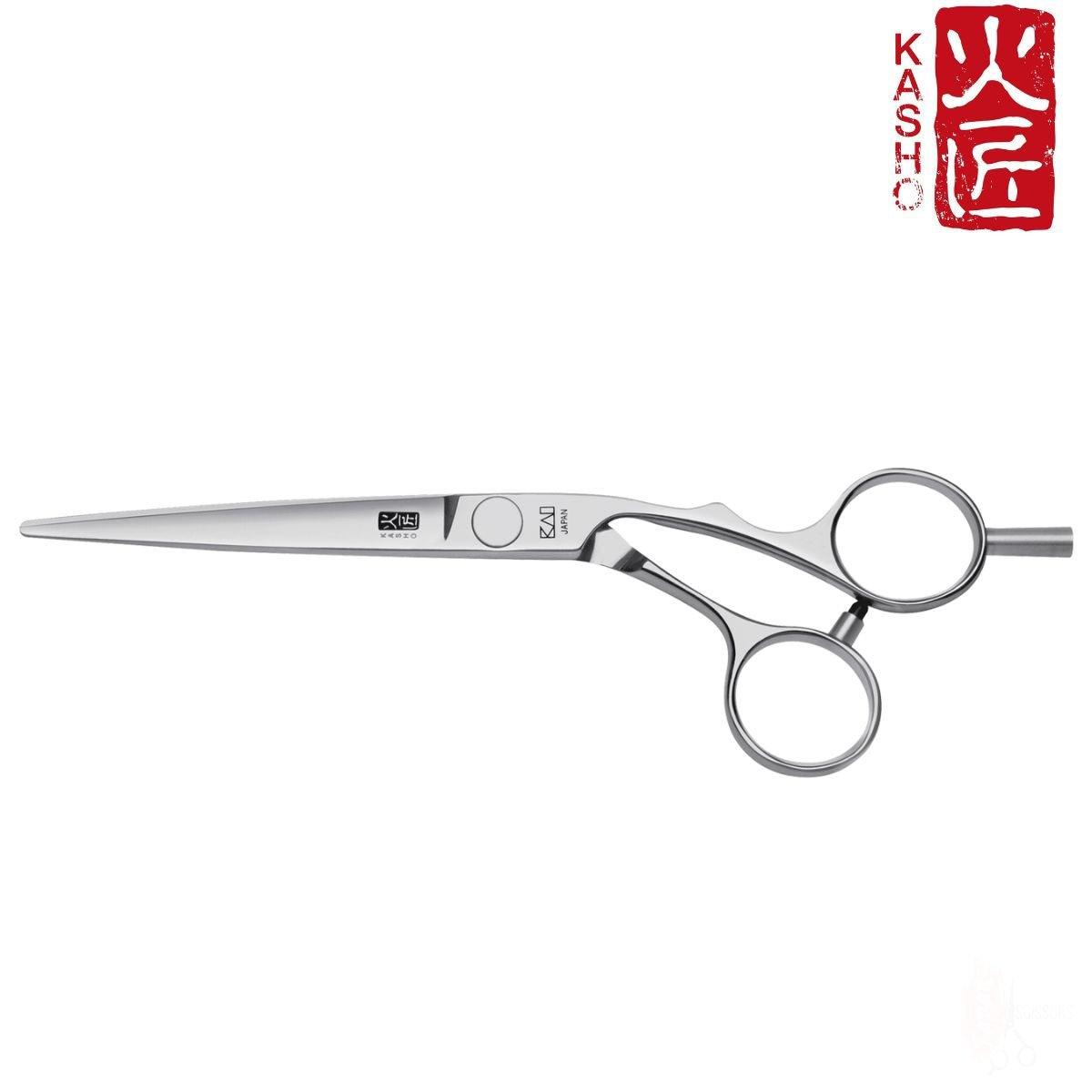 Kasho Silver Offset Hair Cutting Scissors - Scissor Hub Australia