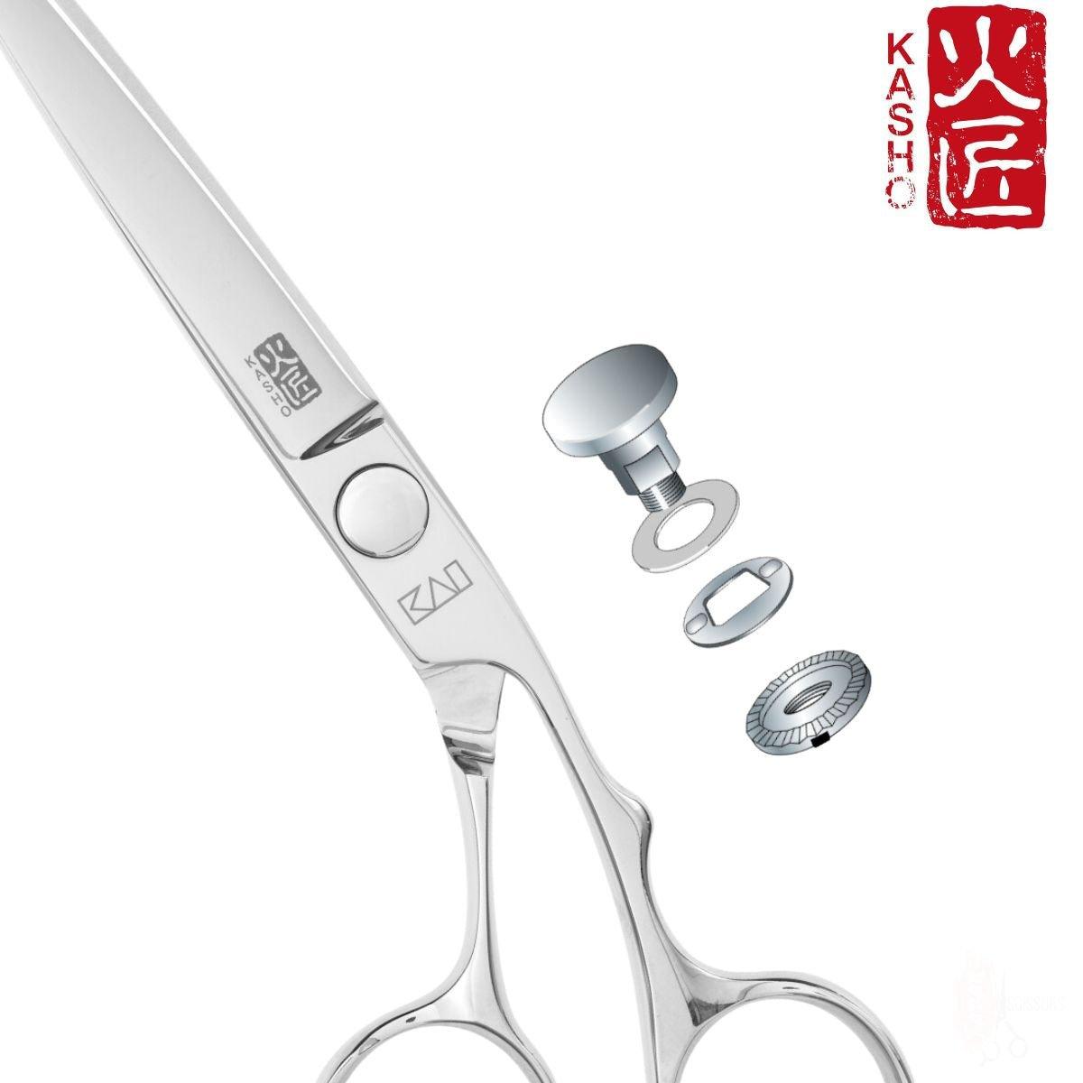 Kasho Silver Straight Hair Cutting Scissors - Scissor Hub Australia
