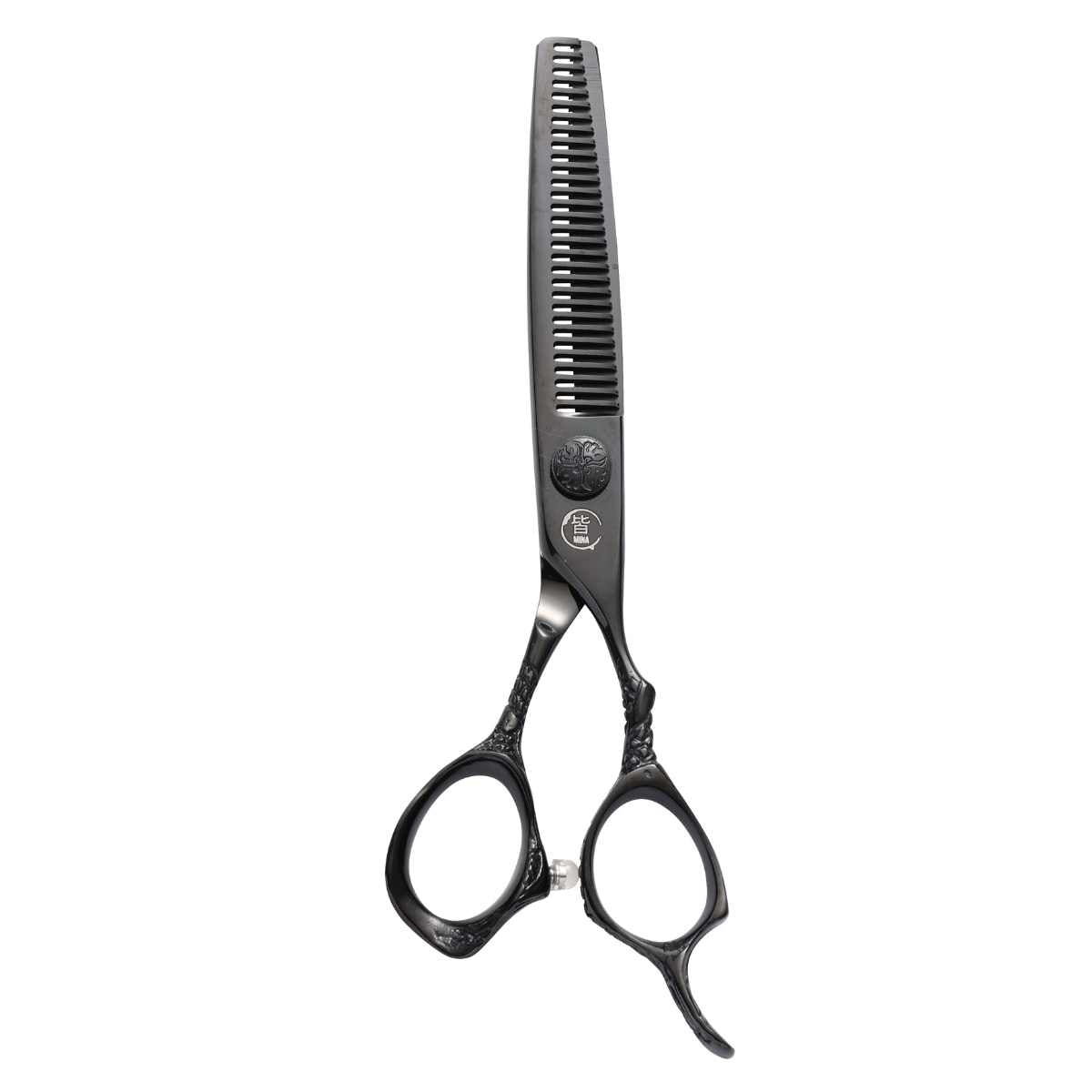 Mina Ash Black Thinning Scissor - Scissor Hub Australia