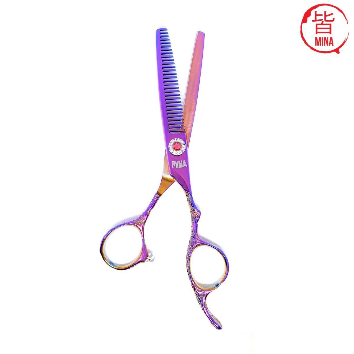 Mina Rainbow II Thinning Scissors - Scissor Hub Australia