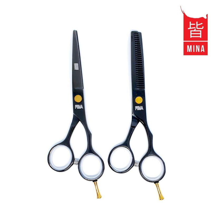 Mina Traditional Hair Scissor Set - Scissor Hub Australia #dark