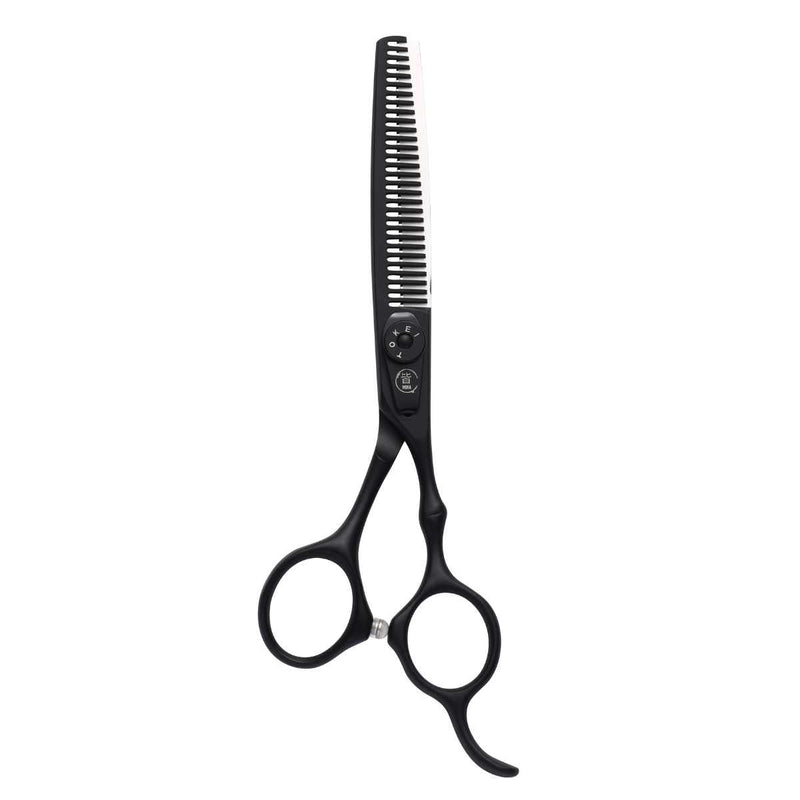 Timeless Hairdressing Matte Black Thinning Scissor - Scissor Hub Australia